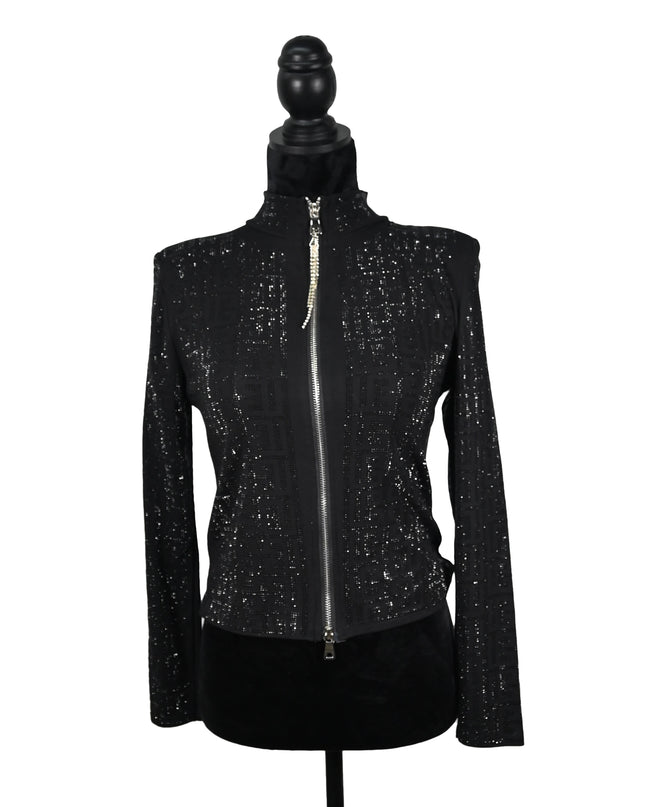 Fendi-Inspired Black Tassel Jacket