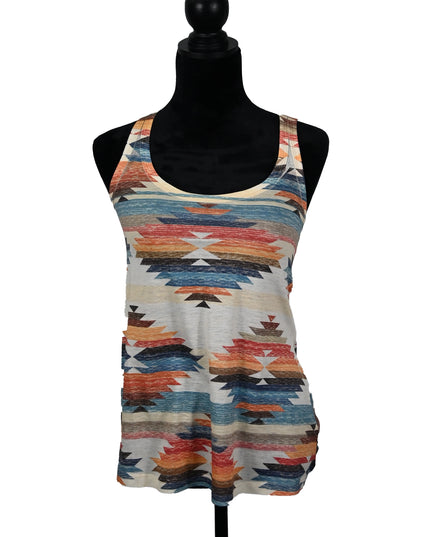 Southwest Aztec Print Racerback Tank