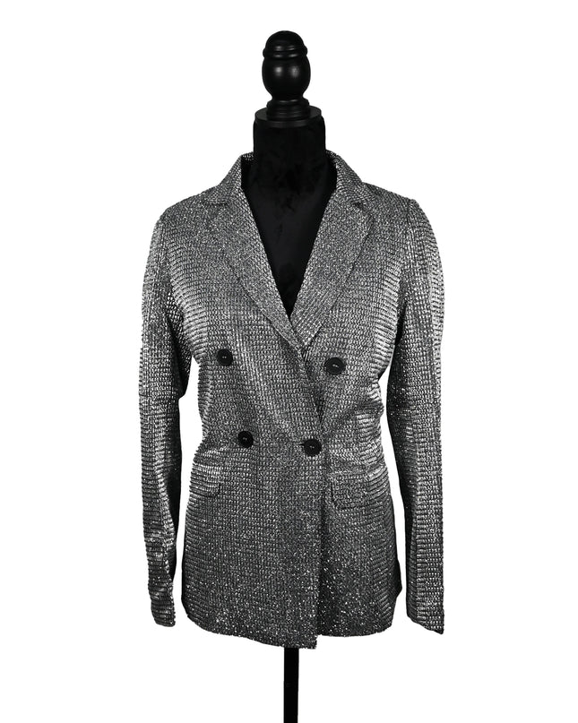 Silver Sparkle Blazer