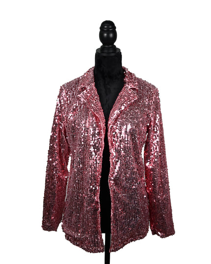 Pink Sequin Sparkle Blazer