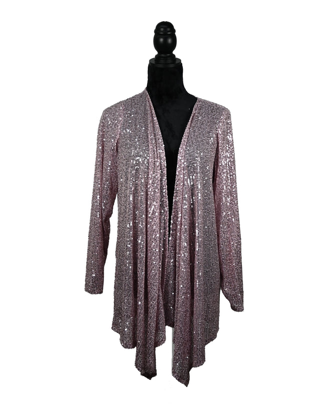 Lavender Sequin Cardigan