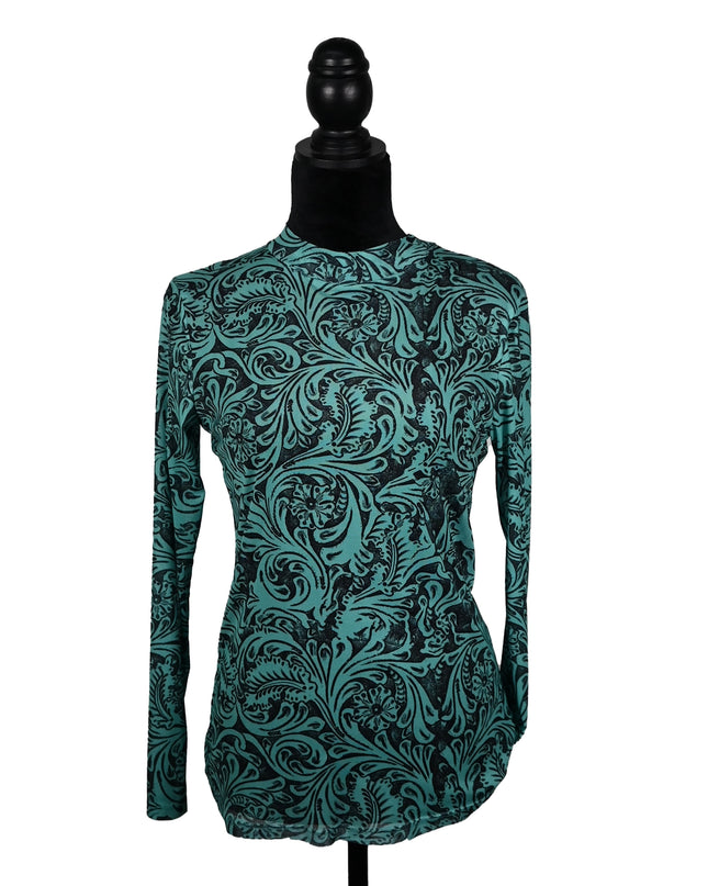 Turquoise Western Mesh