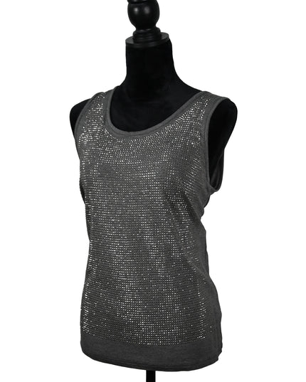 Grey Hotfix Sparkle Tank