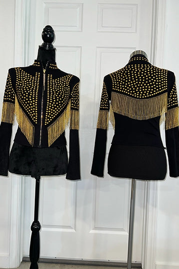 Golden Fringe Rodeo Jacket